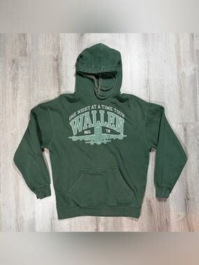Morgan Wallen One Night At A Time Tour Hoodie Green Medium